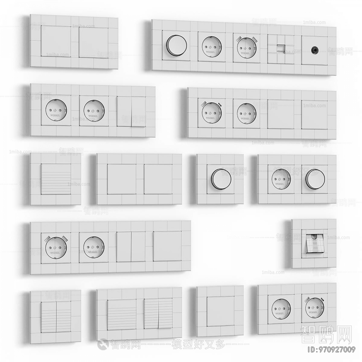 Modern Switch Socket Panel