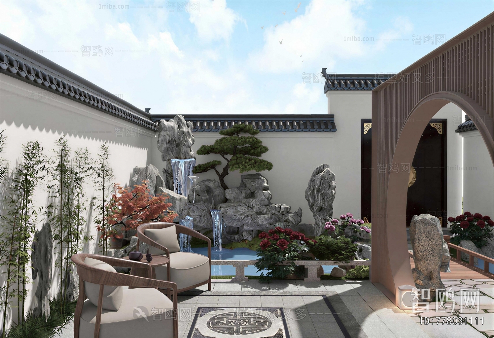Chinese Style Courtyard/landscape