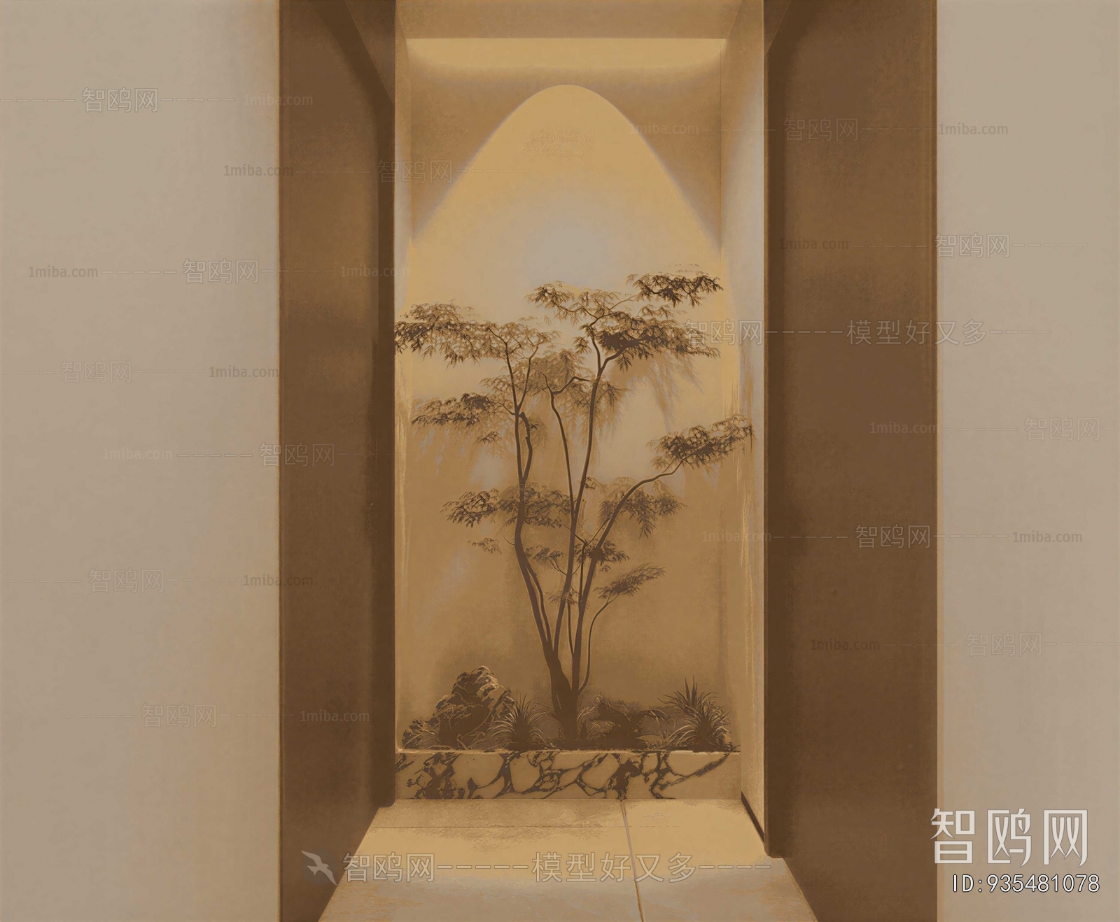 New Chinese Style Plant Landscaping