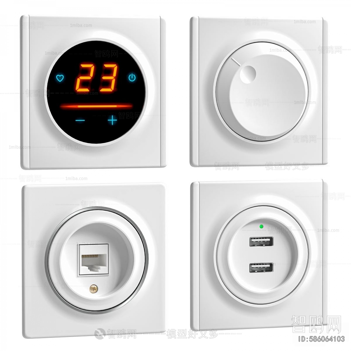 Modern Switch Socket Panel