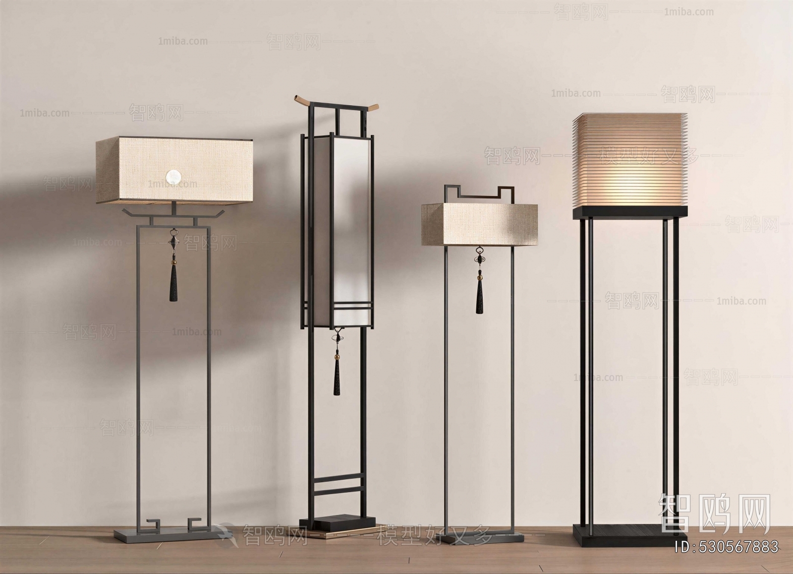 New Chinese Style Floor Lamp