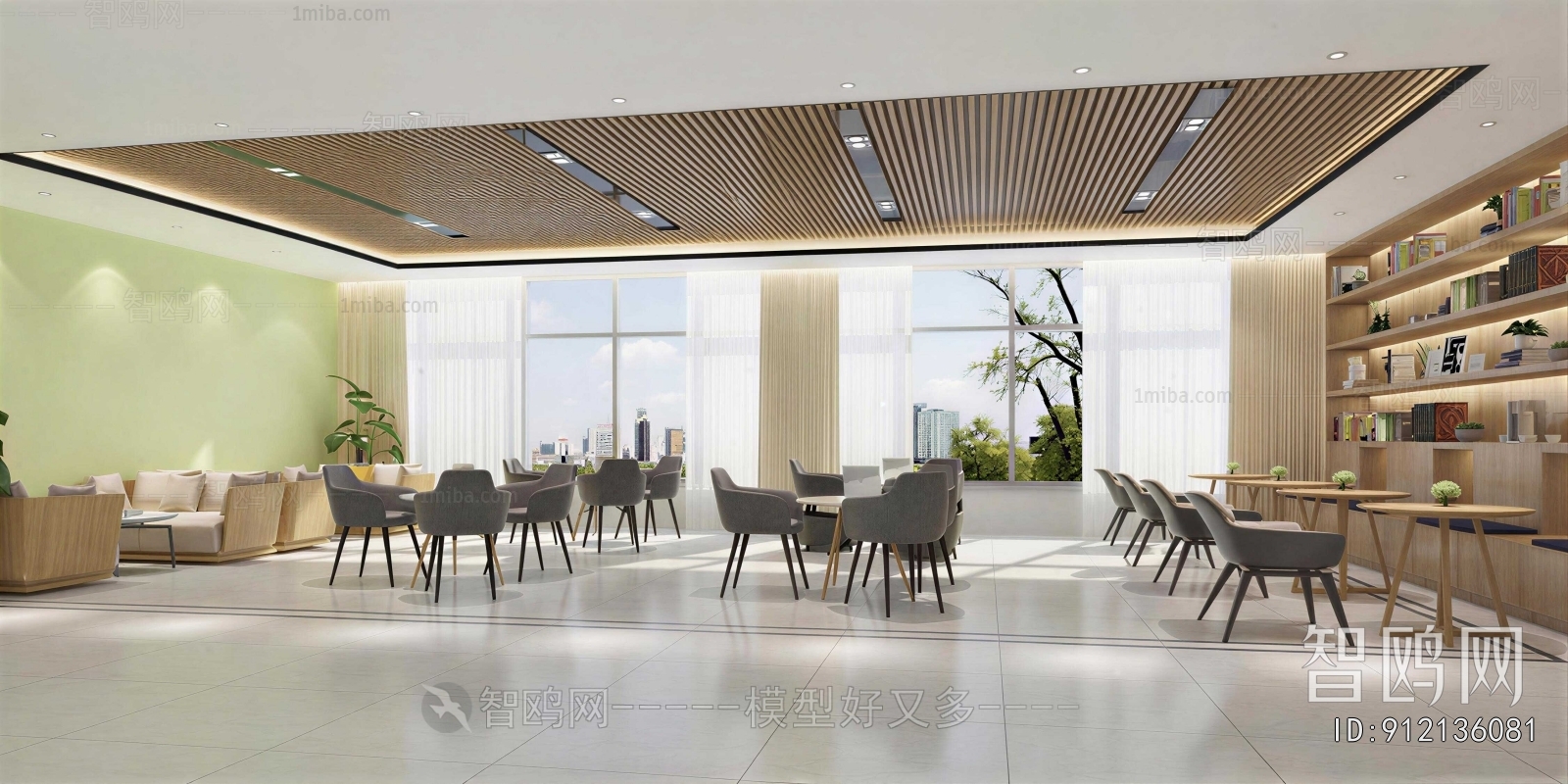 Modern Office Negotiation Area