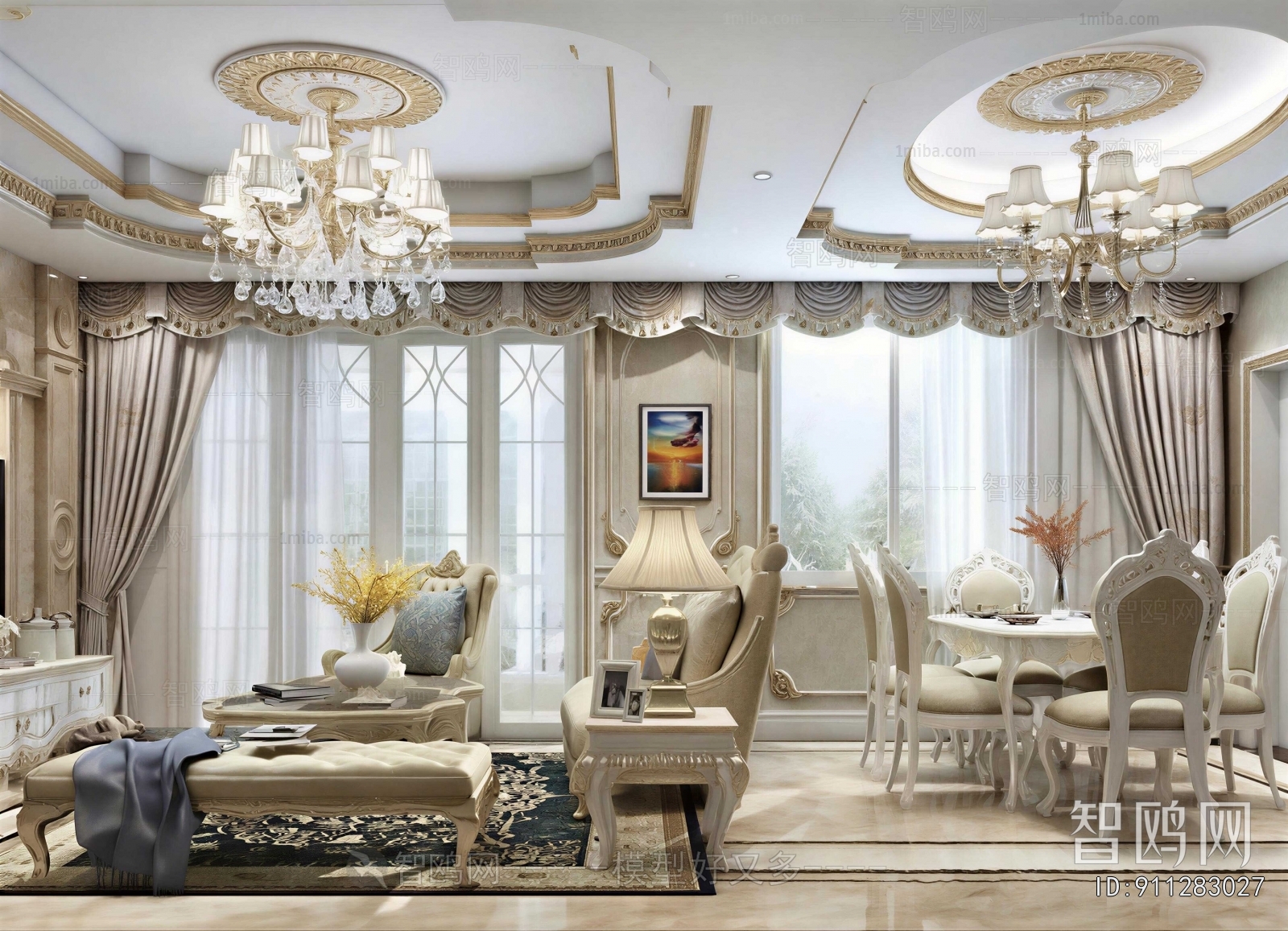 European Style A Living Room