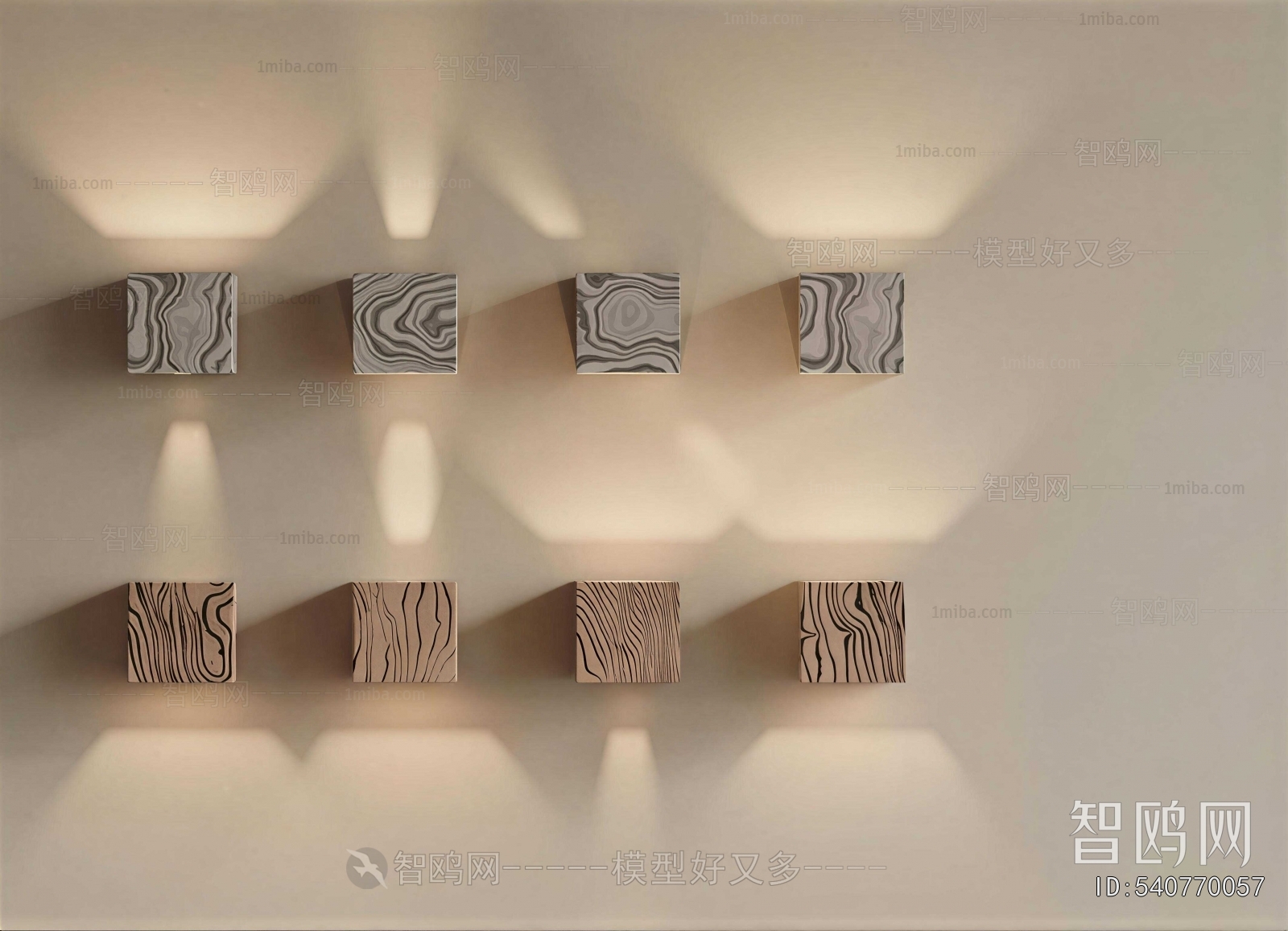 Wabi-sabi Style Wall Lamp