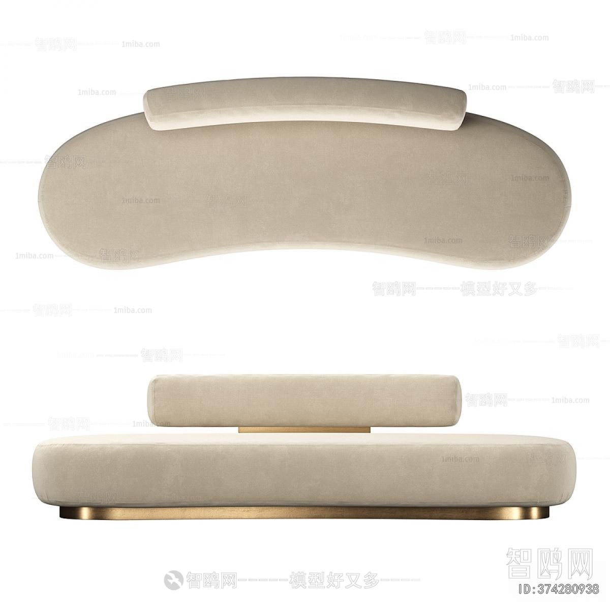 Modern Curved Sofa
