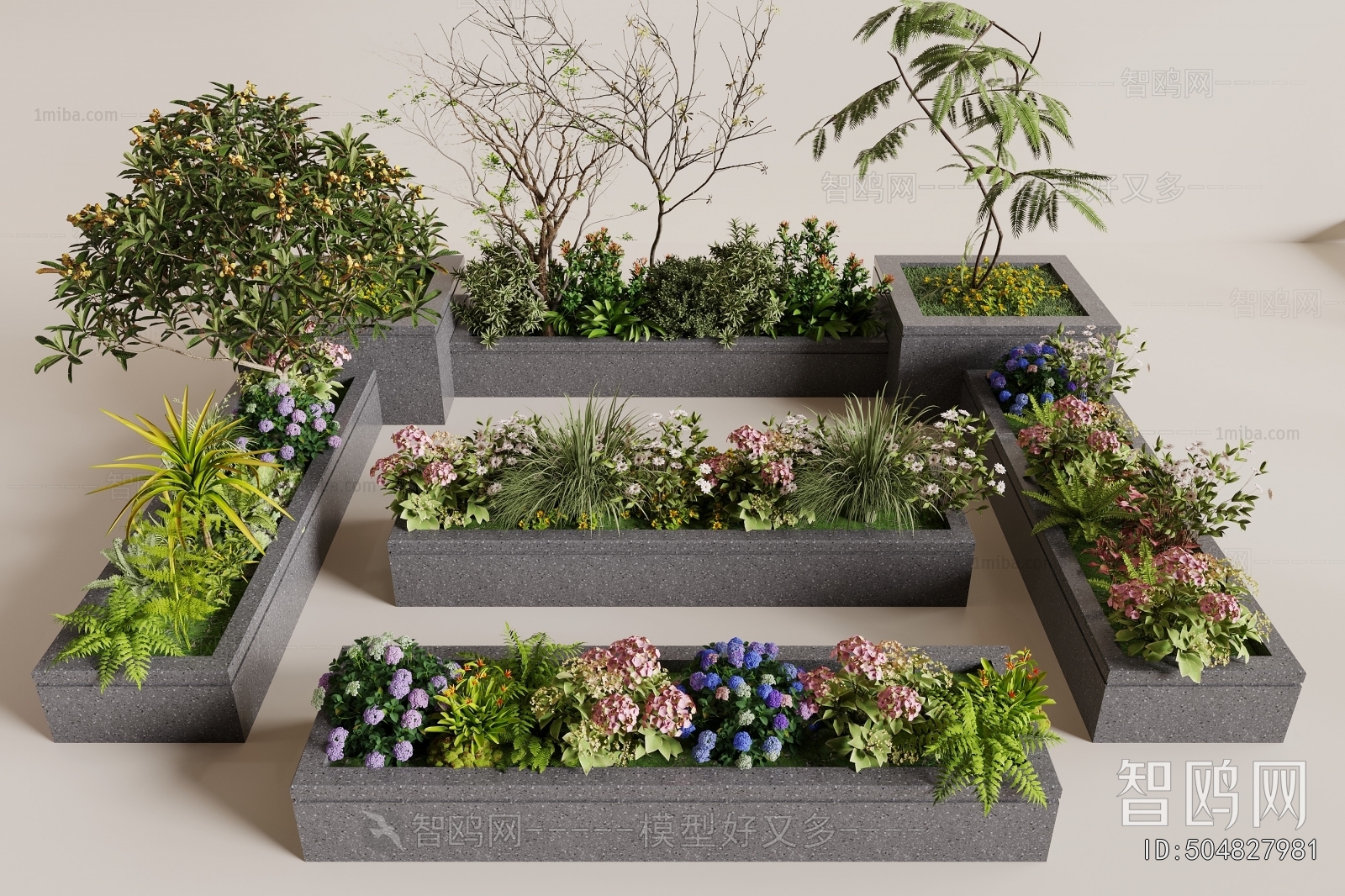 Modern Flower Bed, Flower Bowl, Flower Box