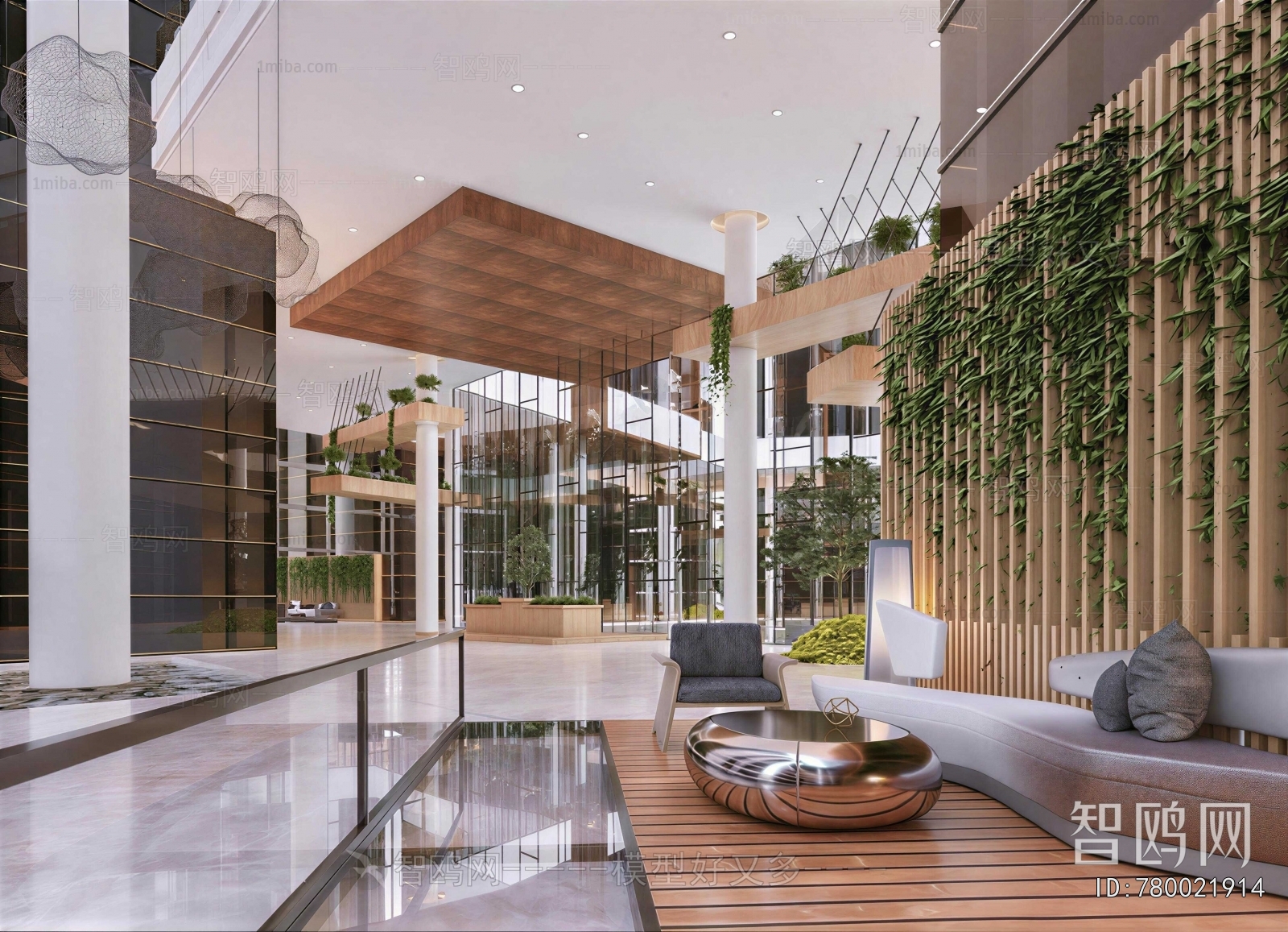 Modern Office Reception Desk