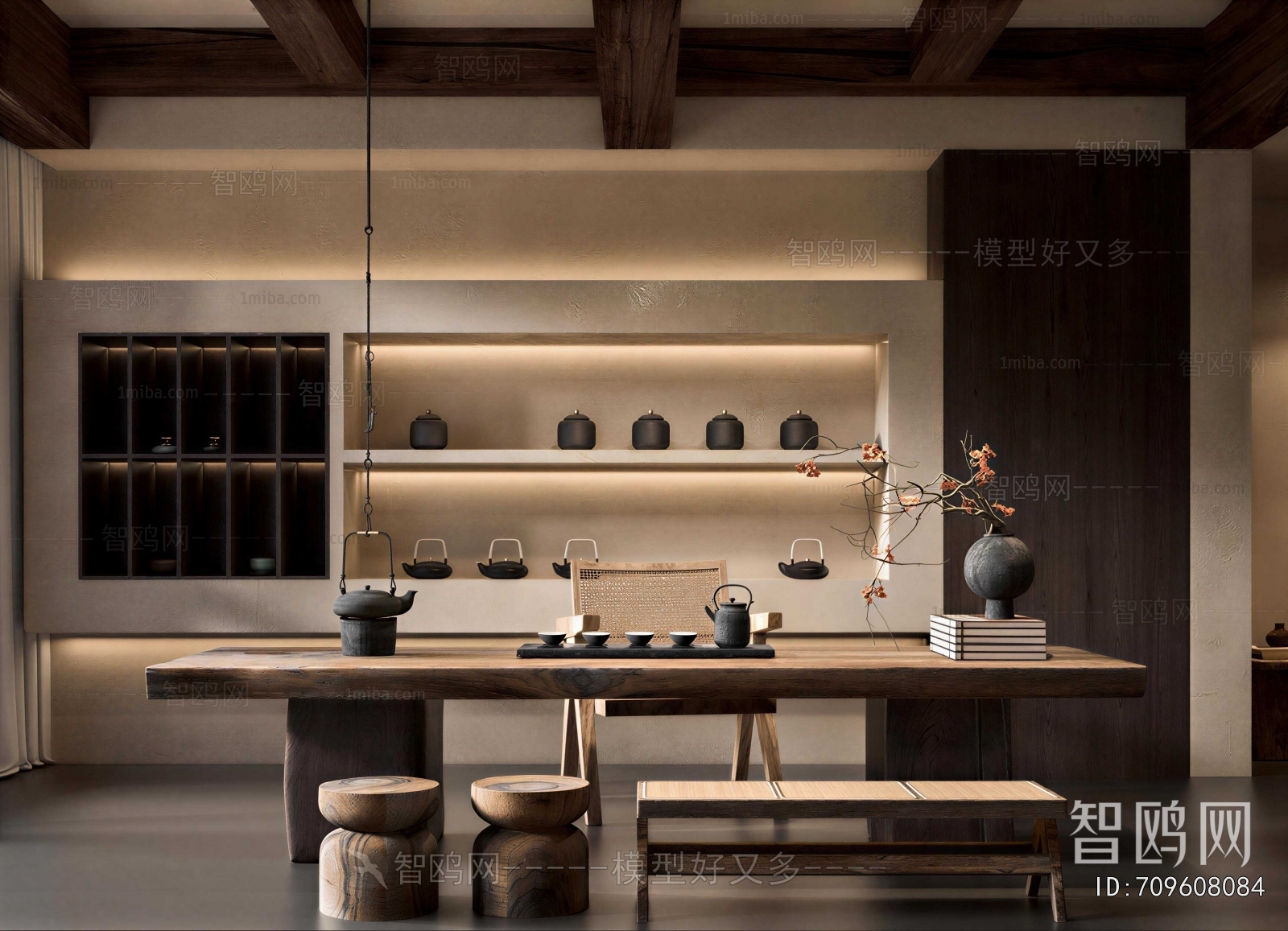 Wabi-sabi Style Tea House