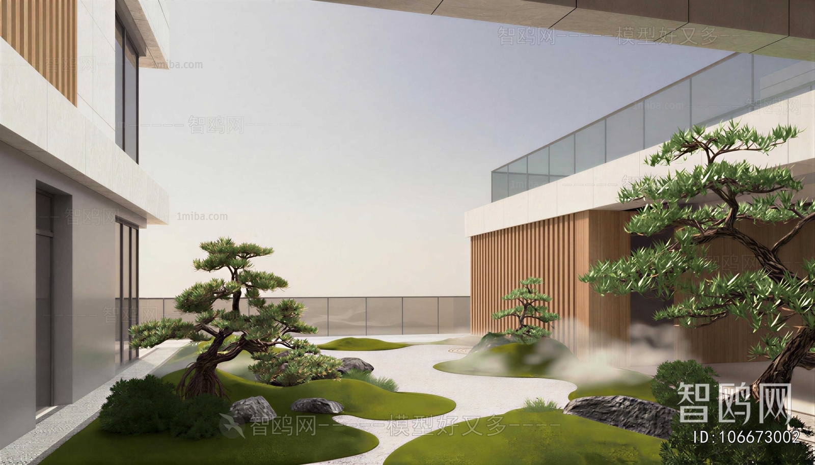 New Chinese Style Courtyard/landscape