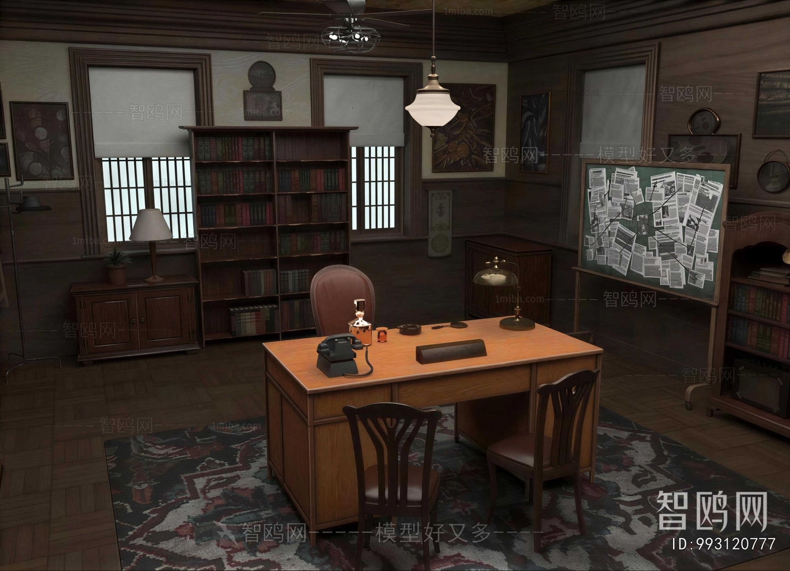 American Style Study Space