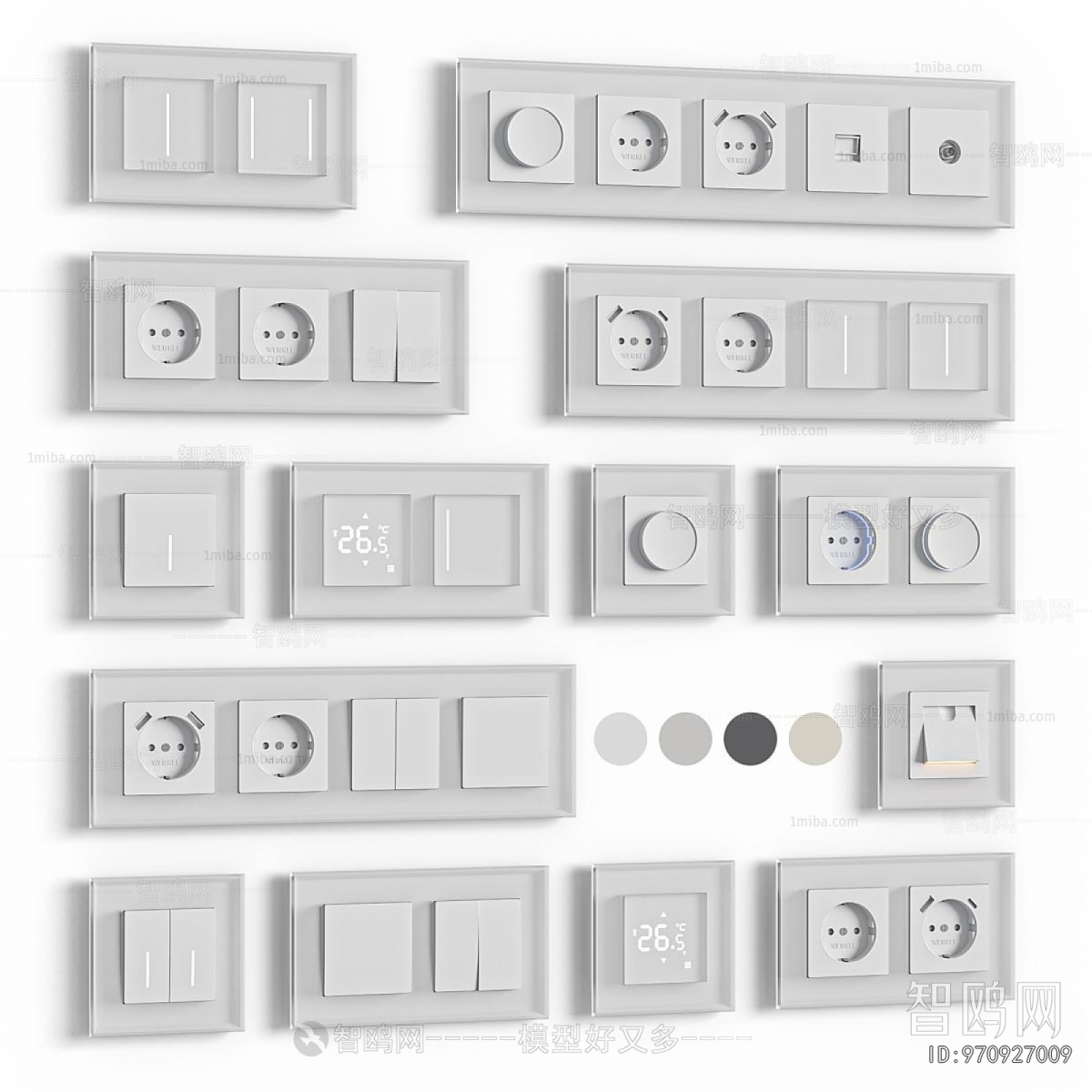 Modern Switch Socket Panel