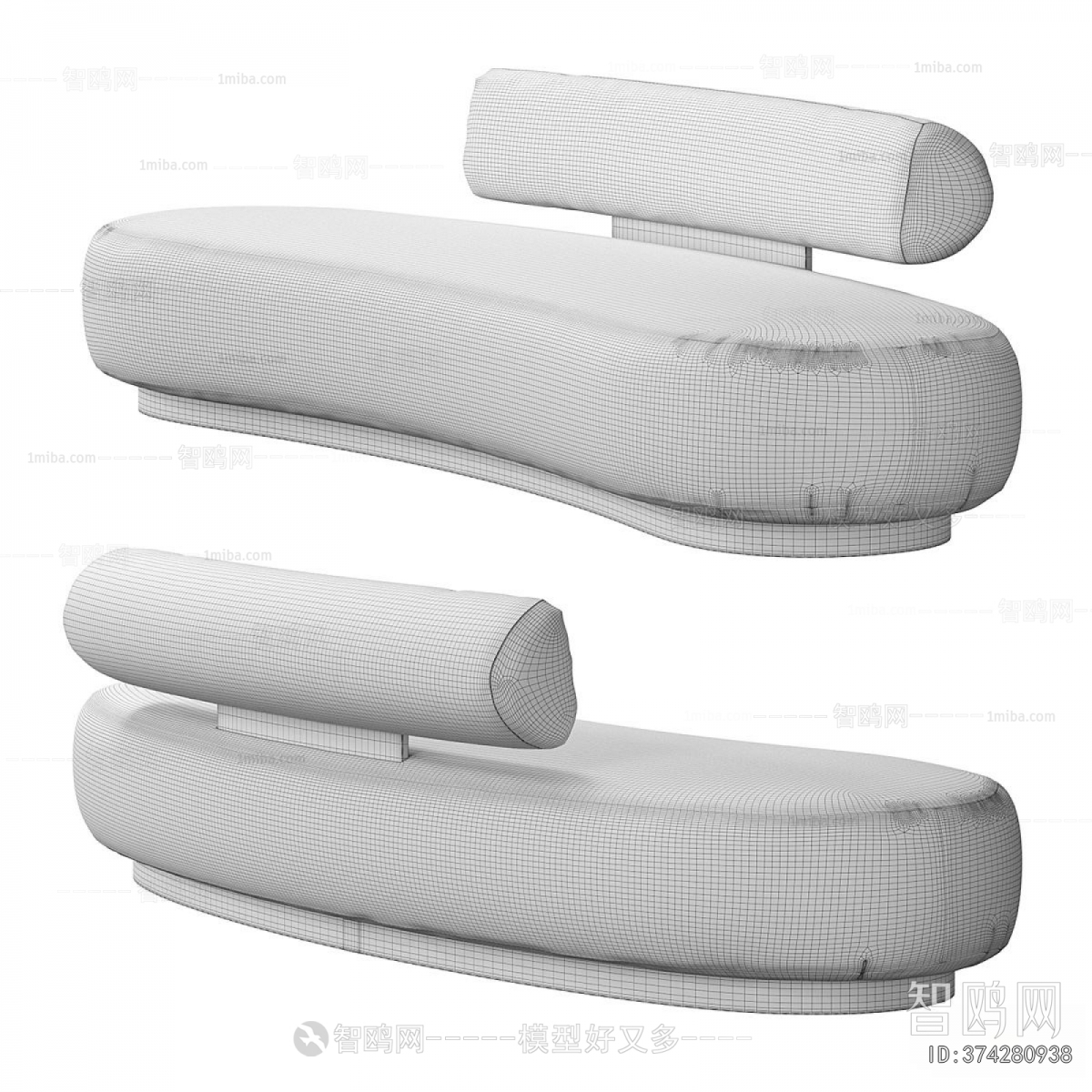 Modern Curved Sofa
