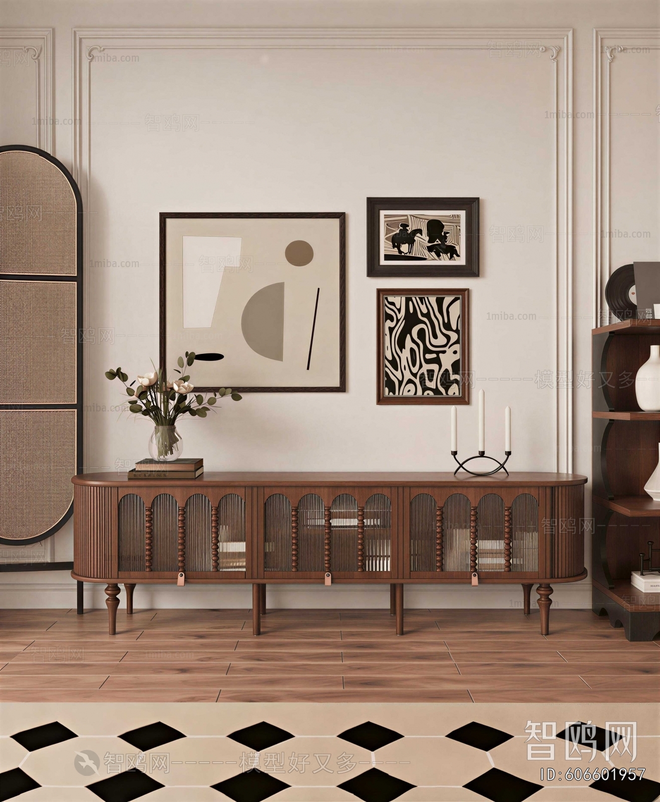 French Style TV Cabinet