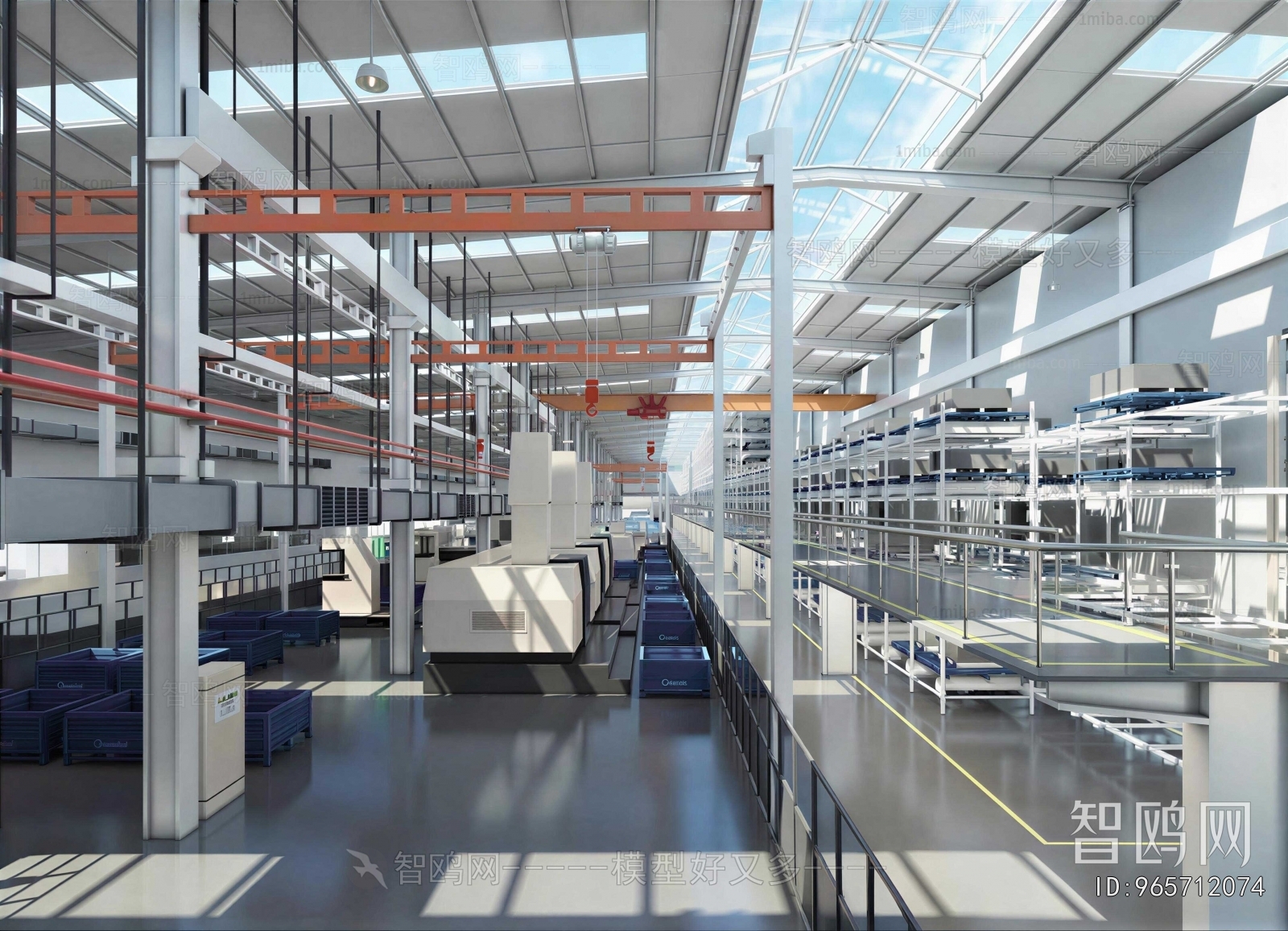 Modern Factory Floor/warehouse