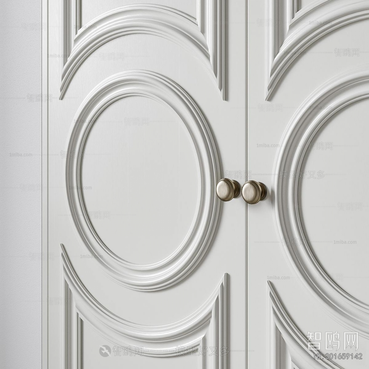 Simple European Style Door Panel