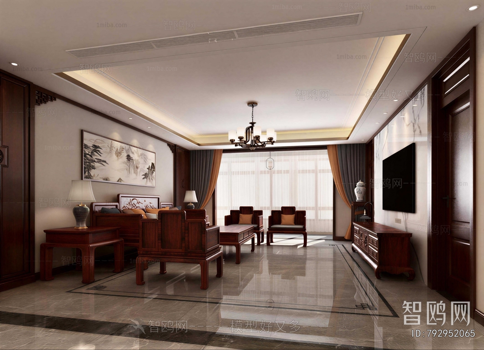 Chinese Style A Living Room