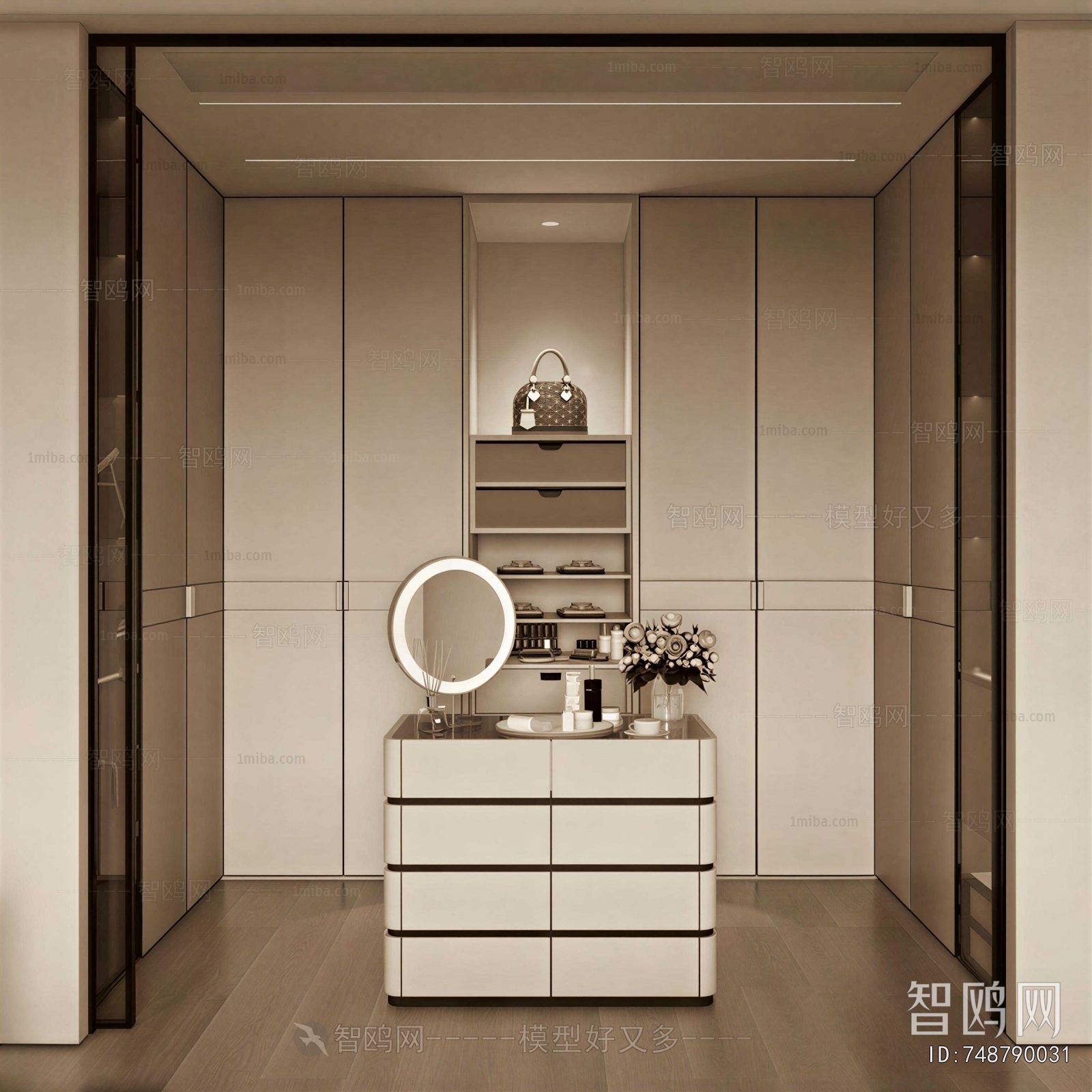 Modern Clothes Storage Area