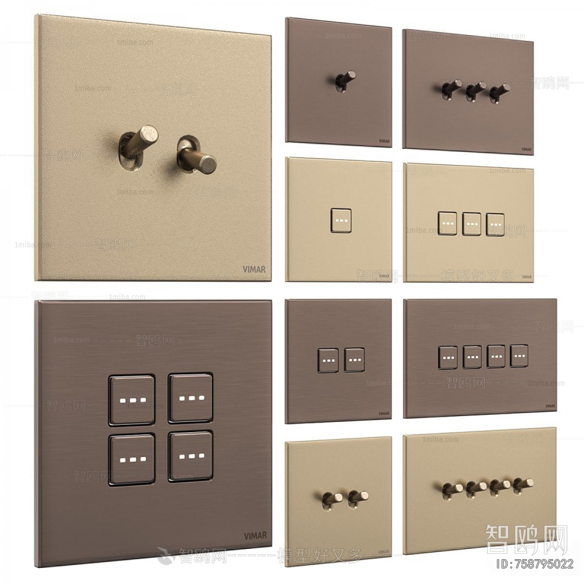 Modern Switch Socket Panel