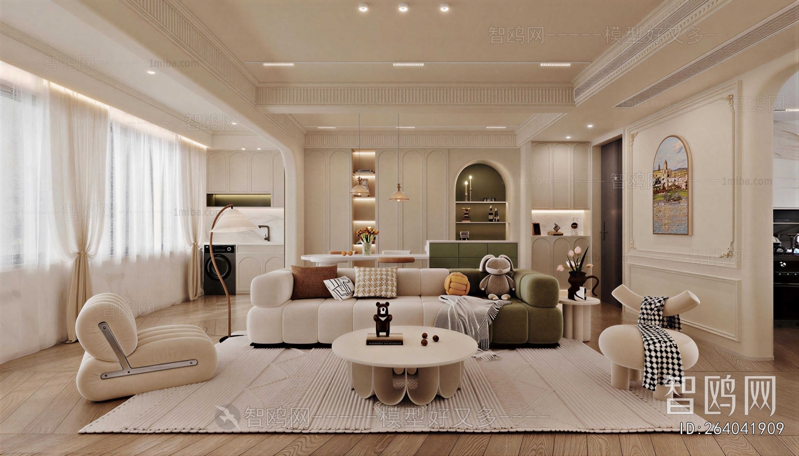 French Style A Living Room