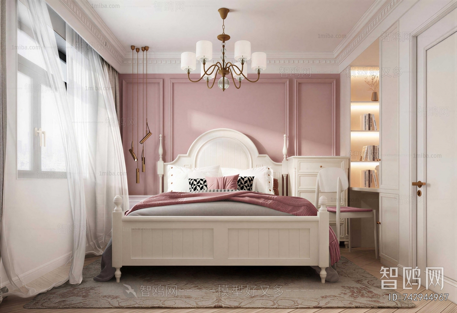 American Style Girl's Room Daughter's Room