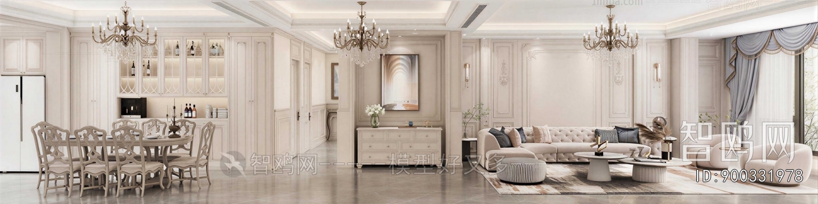American Style Hallway