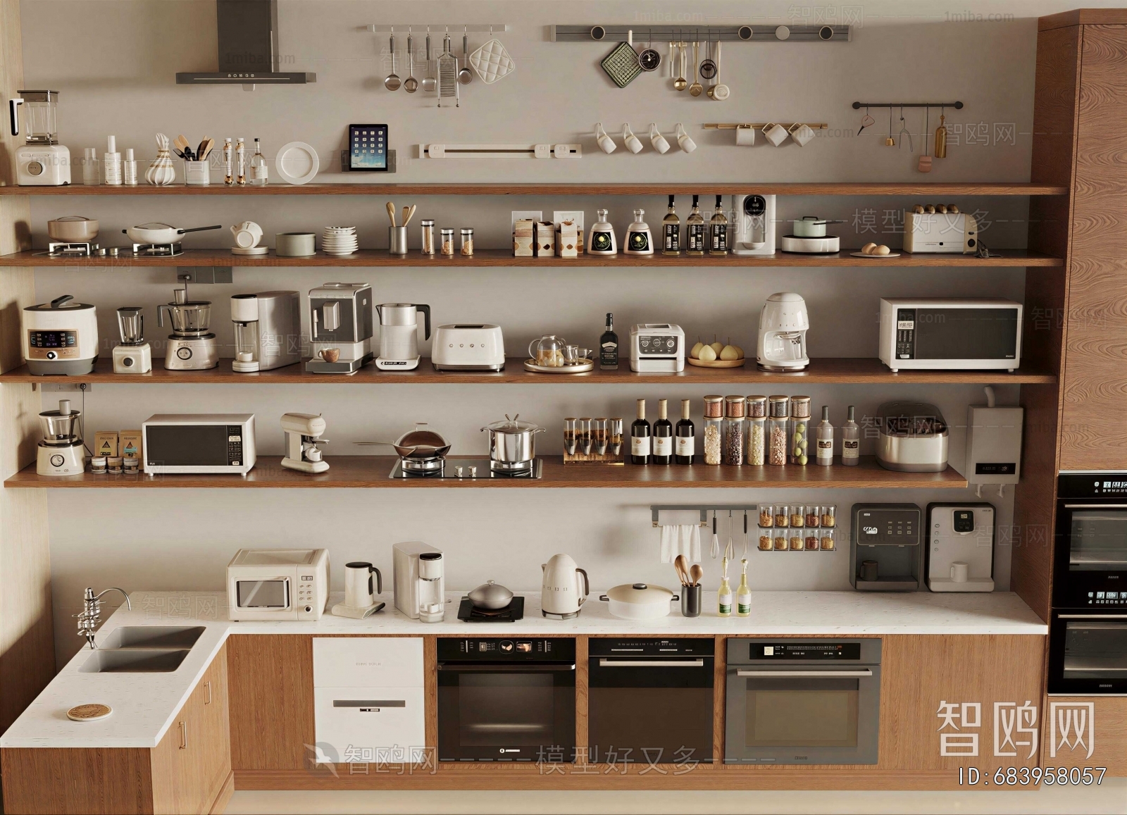 Modern Electric Kitchen Appliances