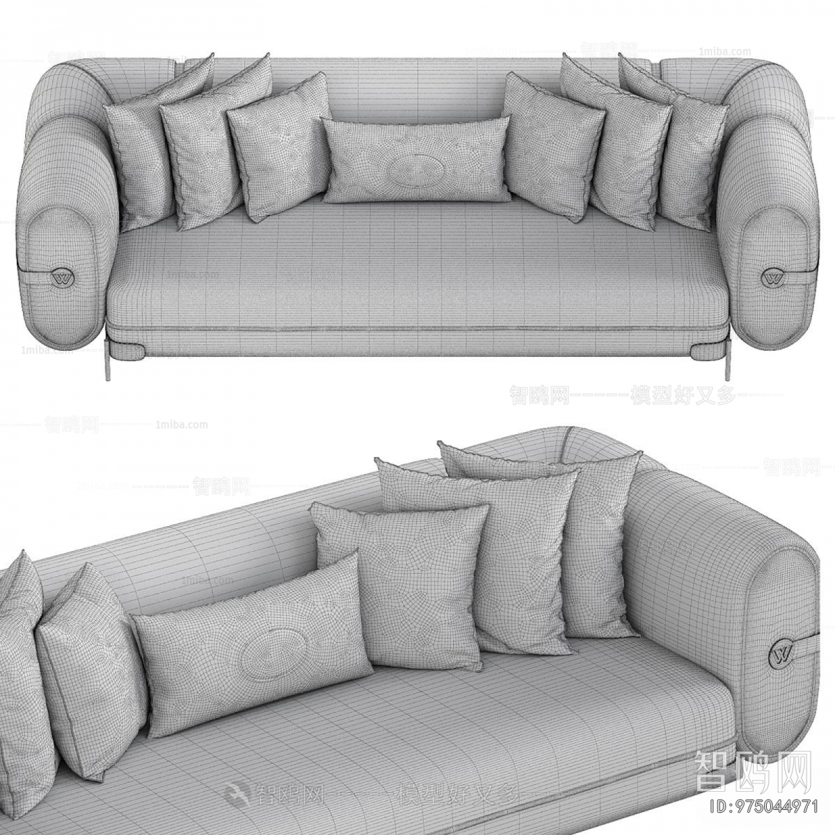 Modern Multi Person Sofa