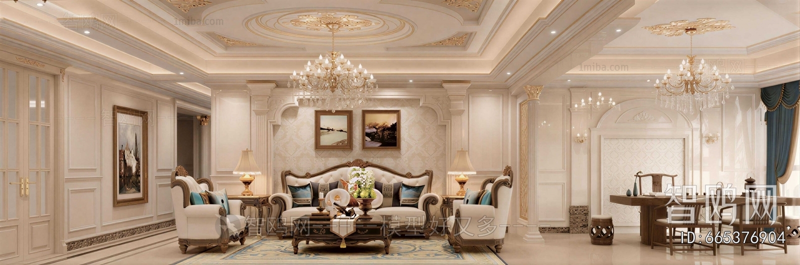 European Style A Living Room