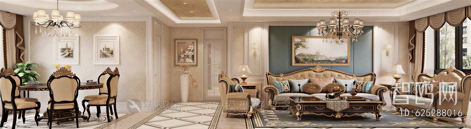 European Style A Living Room