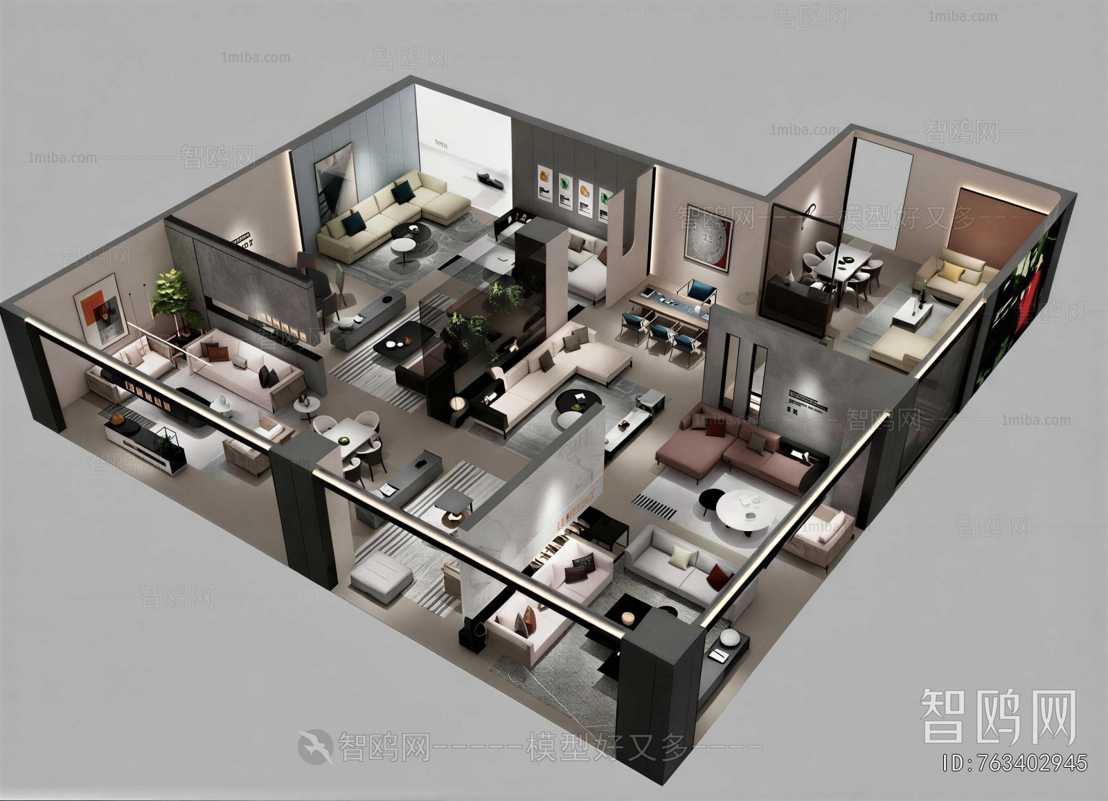 Modern A Bird's-eye View Of Home Decoration