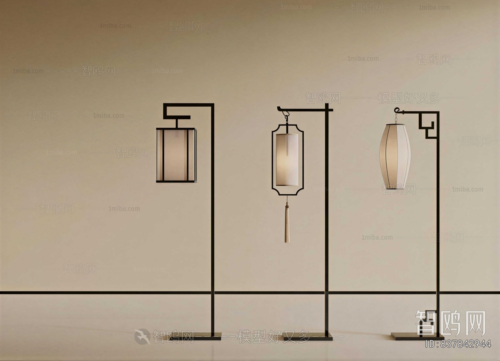 New Chinese Style Floor Lamp