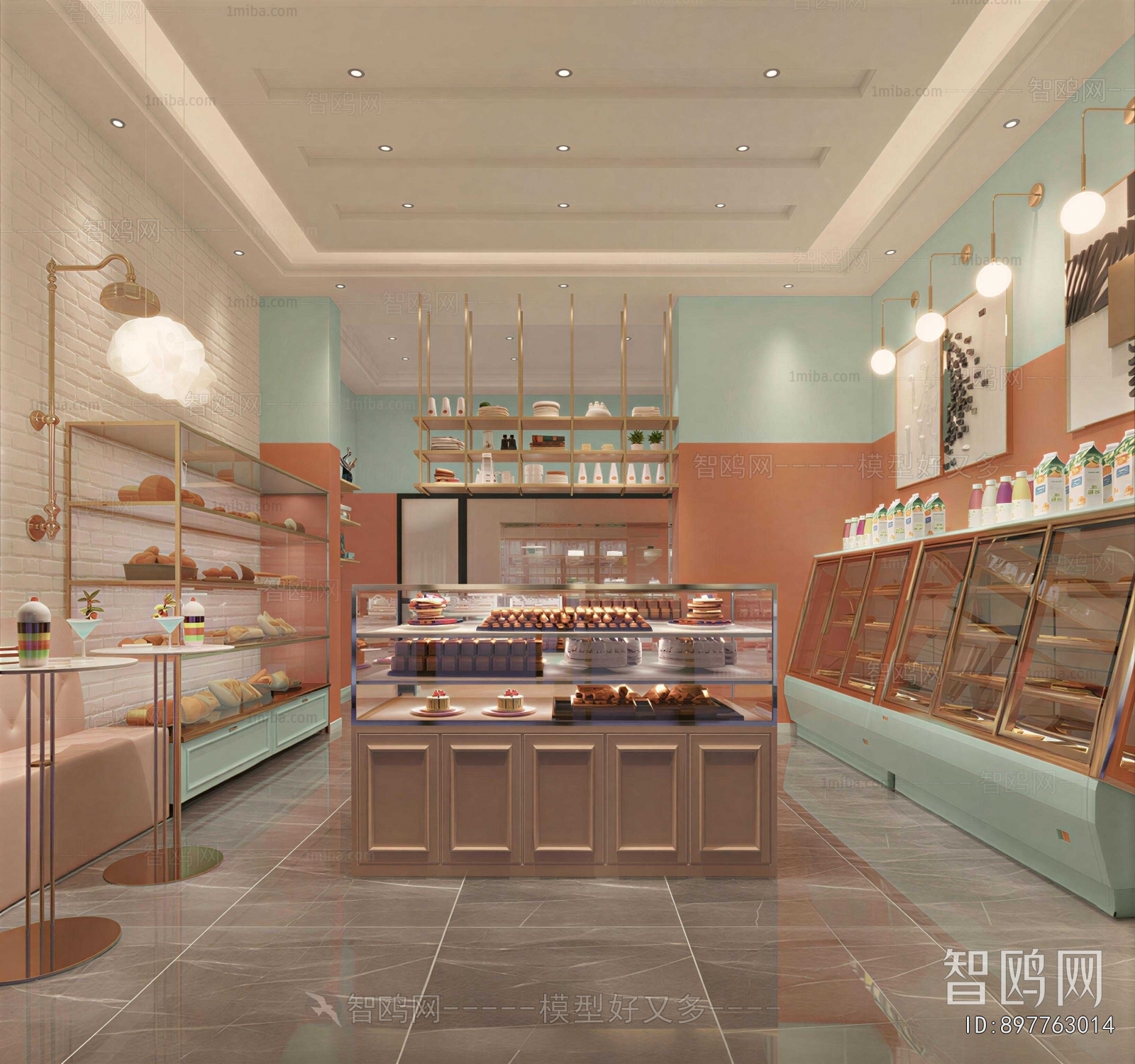 Modern Dessert Shop
