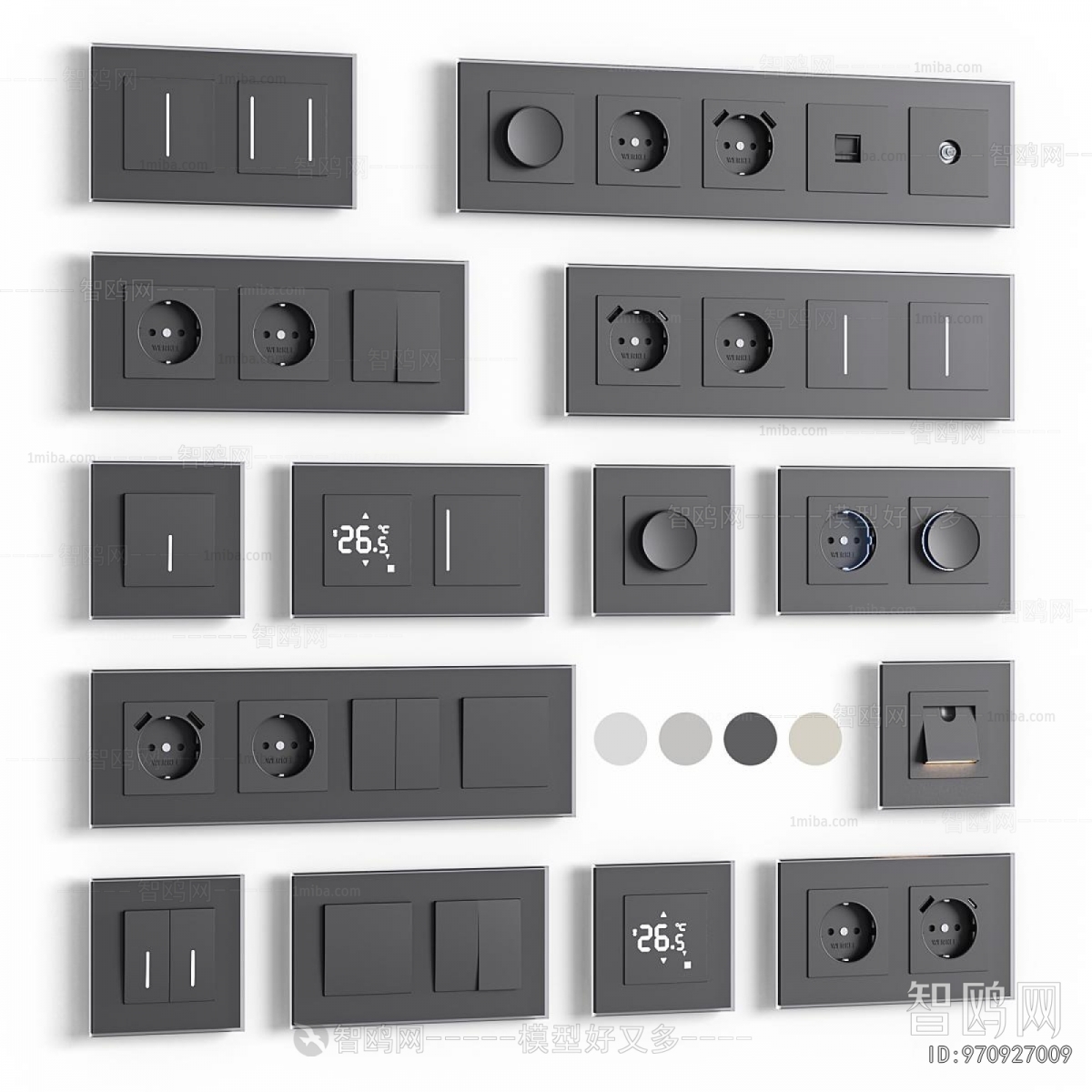 Modern Switch Socket Panel