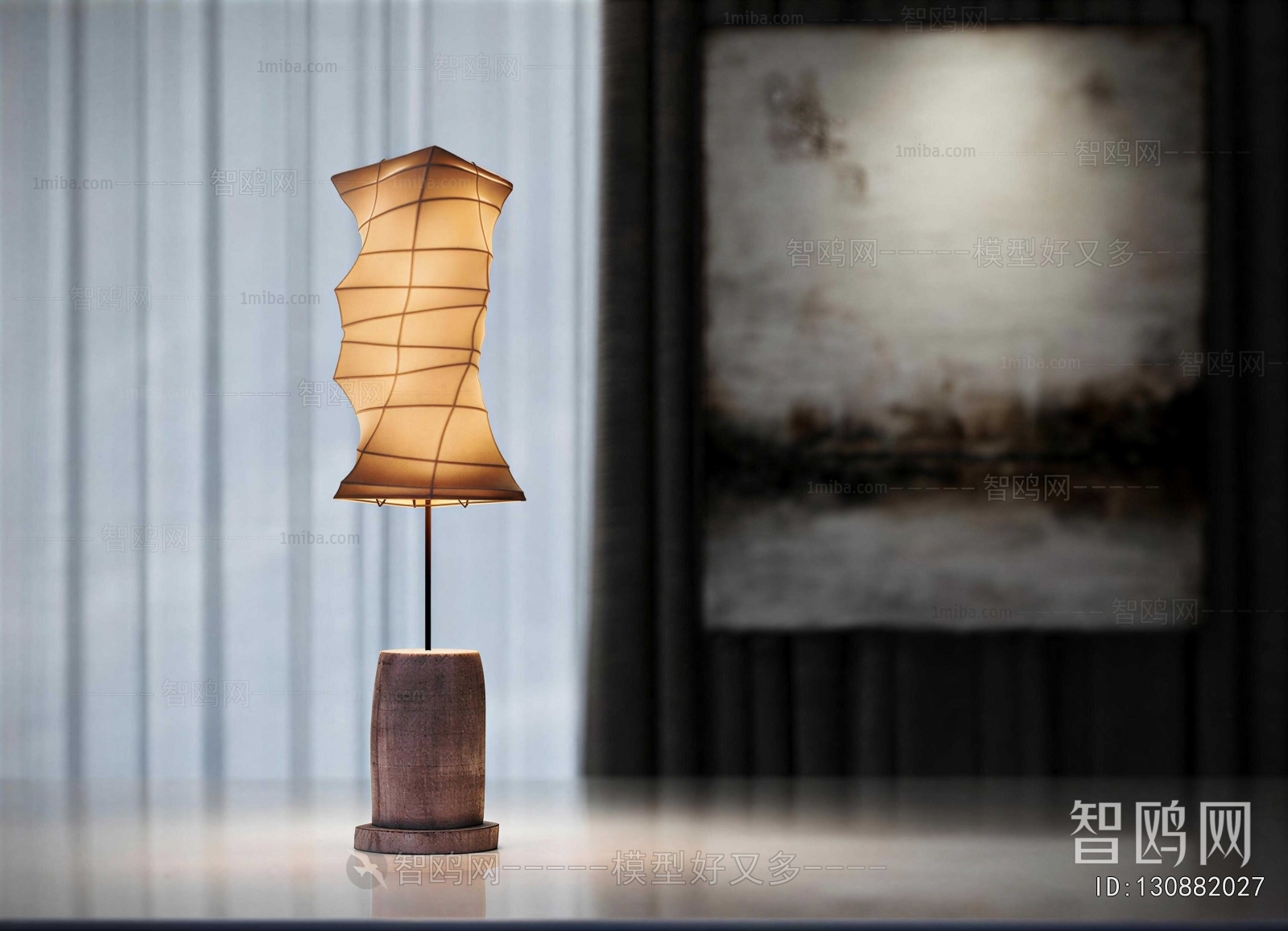 Wabi-sabi Style Table Lamp