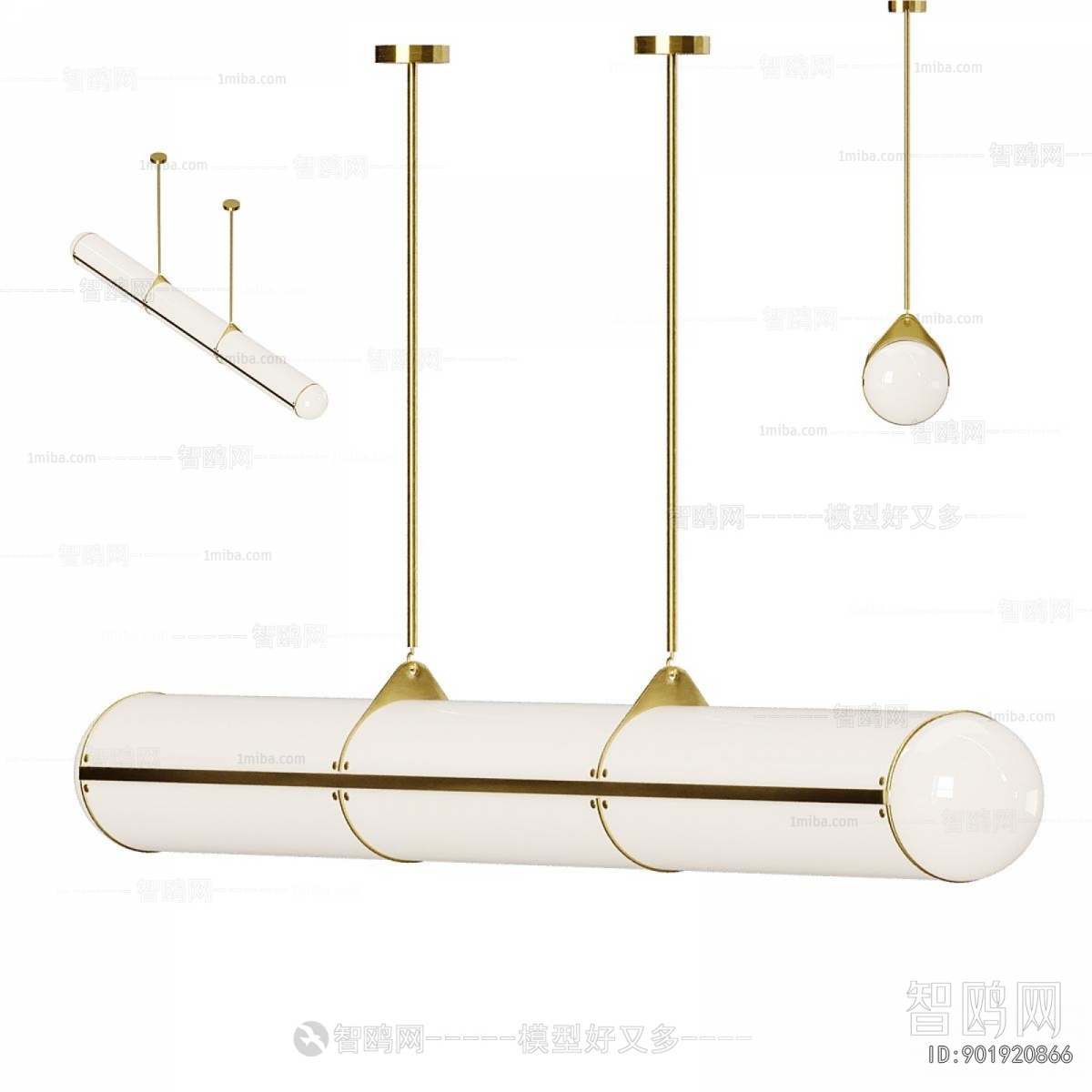 Modern Long Chandelier