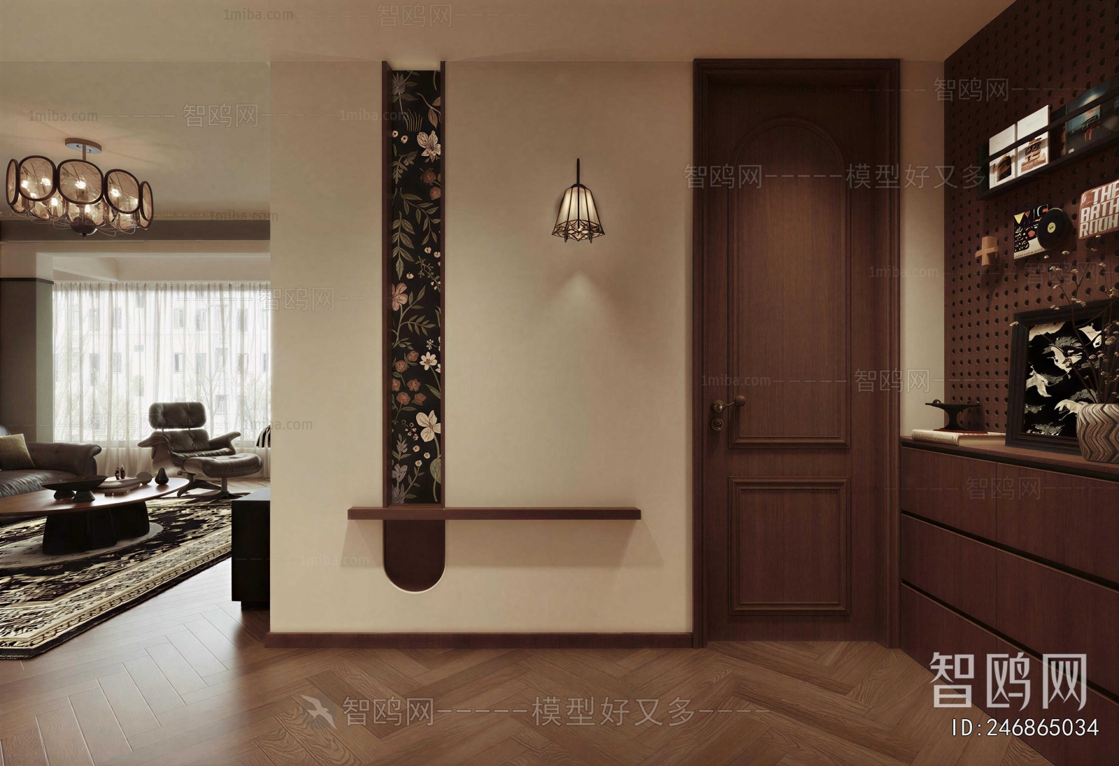 French Style Hallway