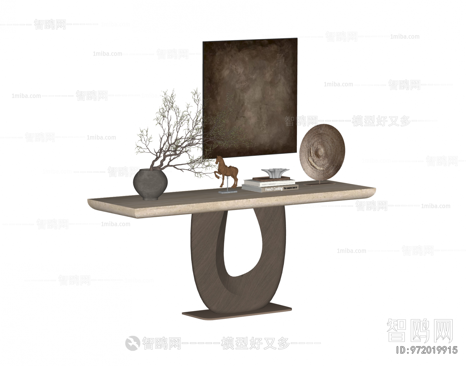 Wabi-sabi Style Console