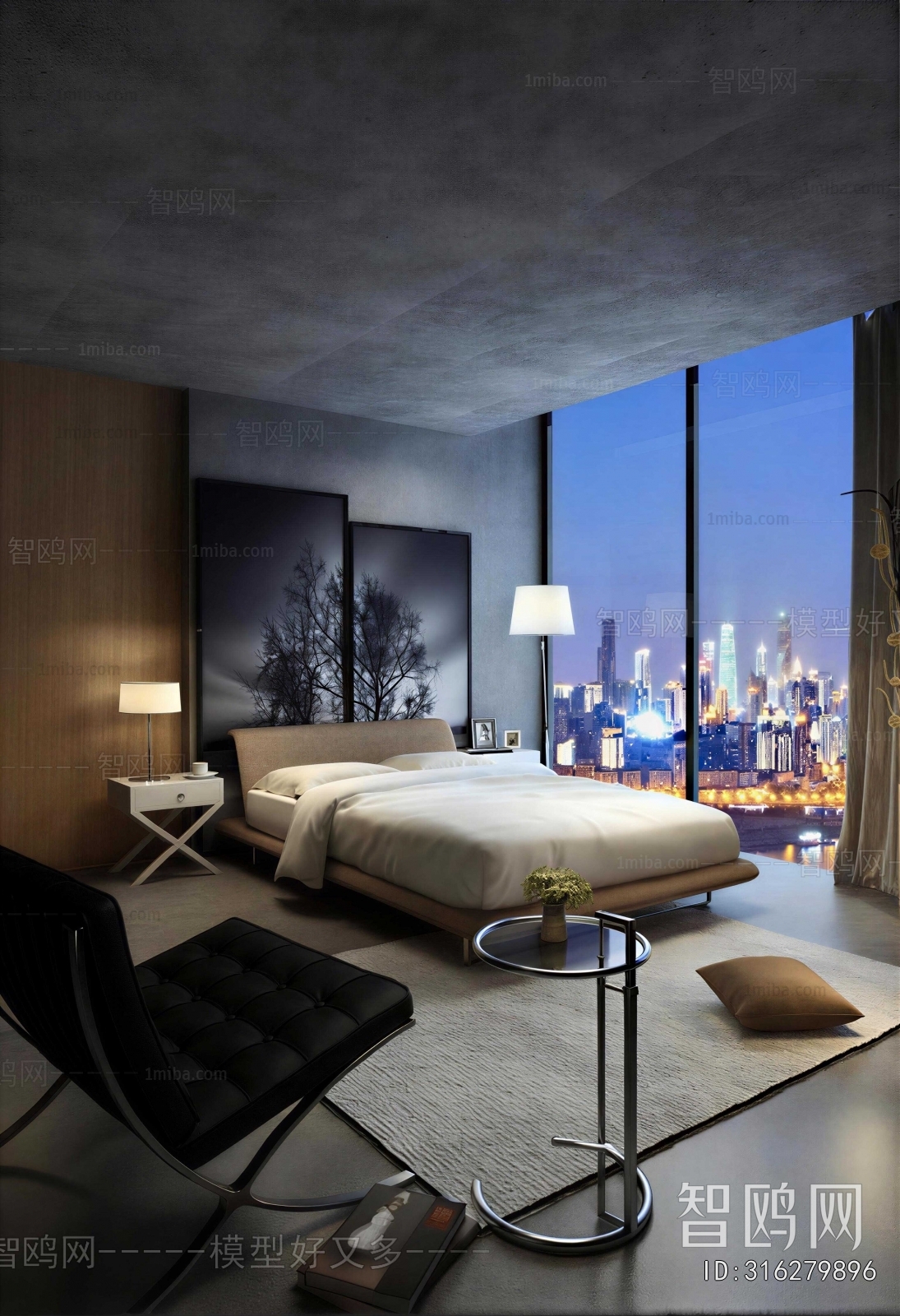 Industrial Style Bedroom
