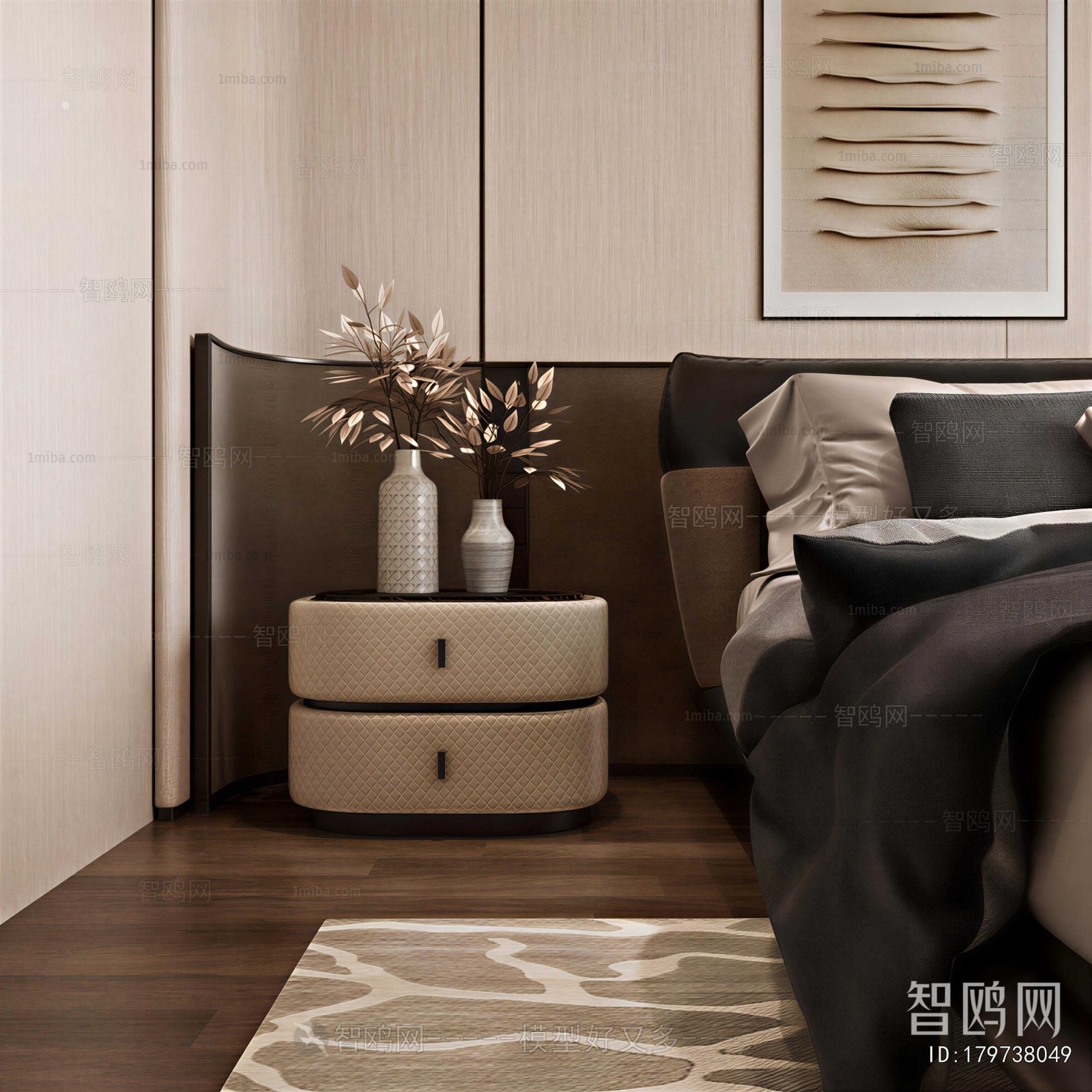 Modern Bedside Cupboard