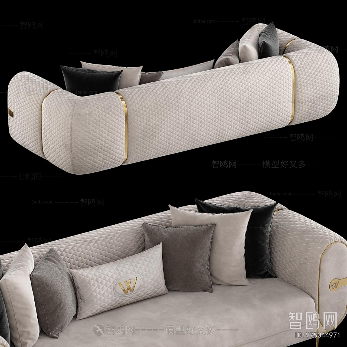 Modern Multi Person Sofa