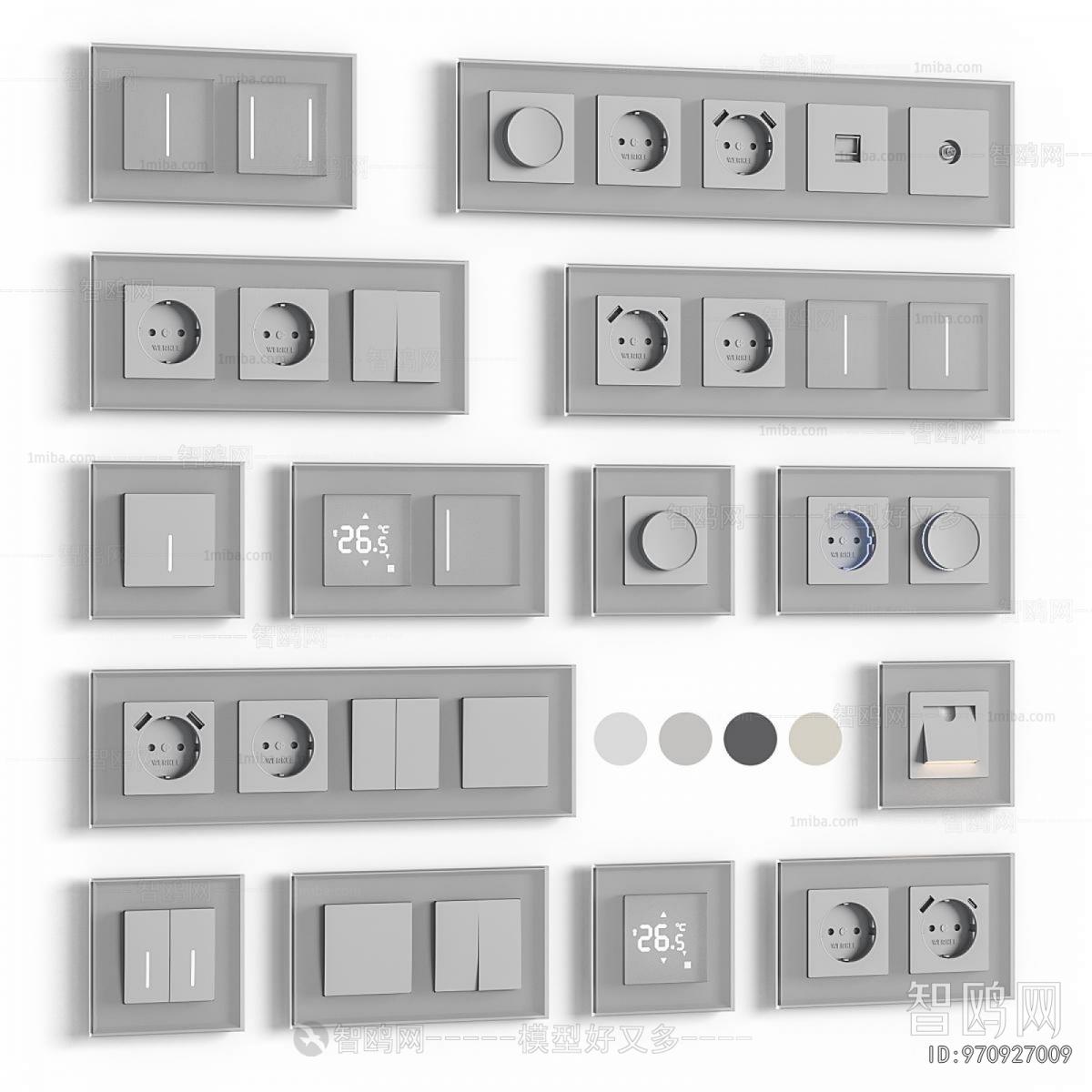Modern Switch Socket Panel