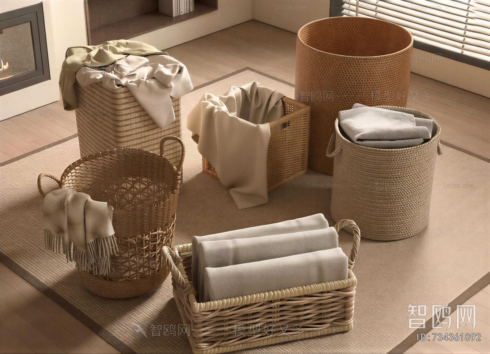 Wabi-sabi Style Storage Basket