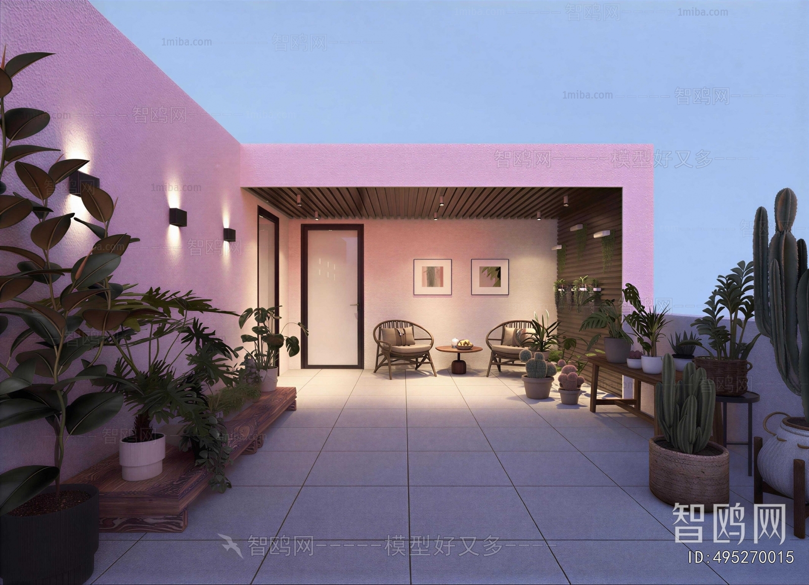 Wabi-sabi Style Terrace