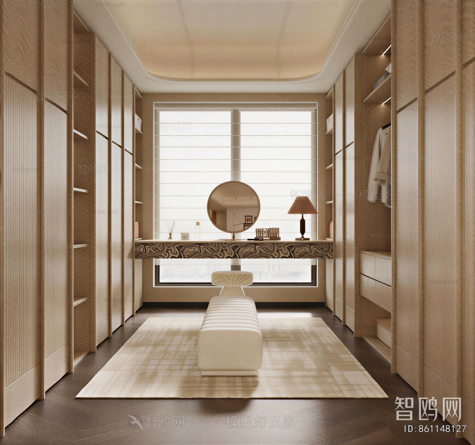 Modern Clothes Storage Area