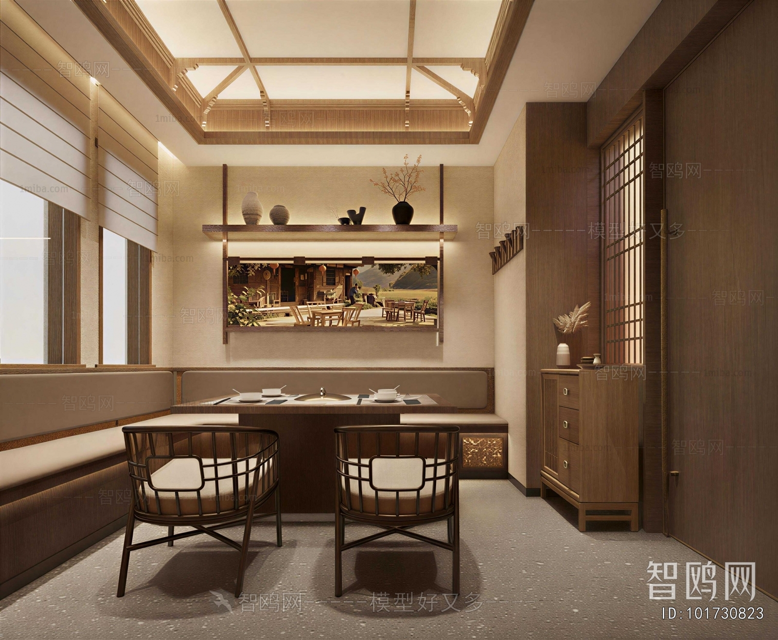 New Chinese Style Restaurant Box
