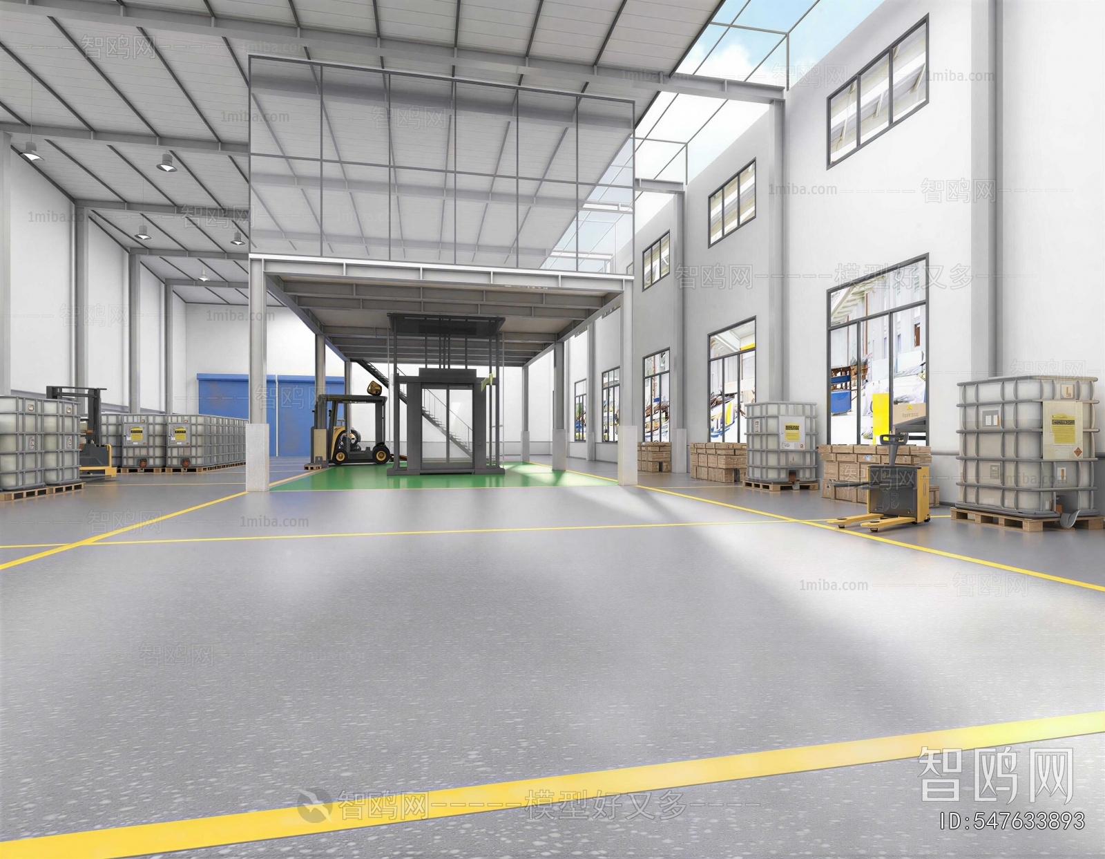 Modern Factory Floor/warehouse