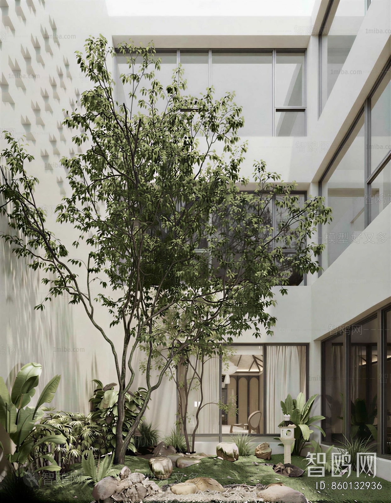 Modern Courtyard/landscape