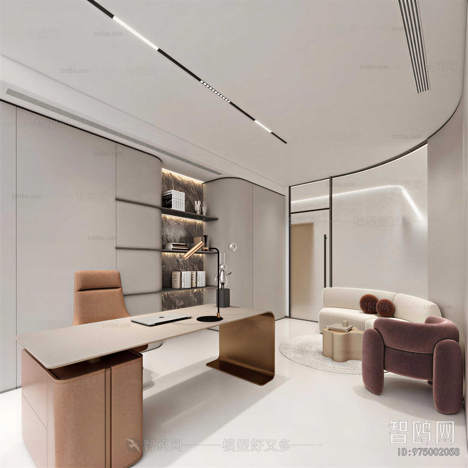 Modern Manager's Office