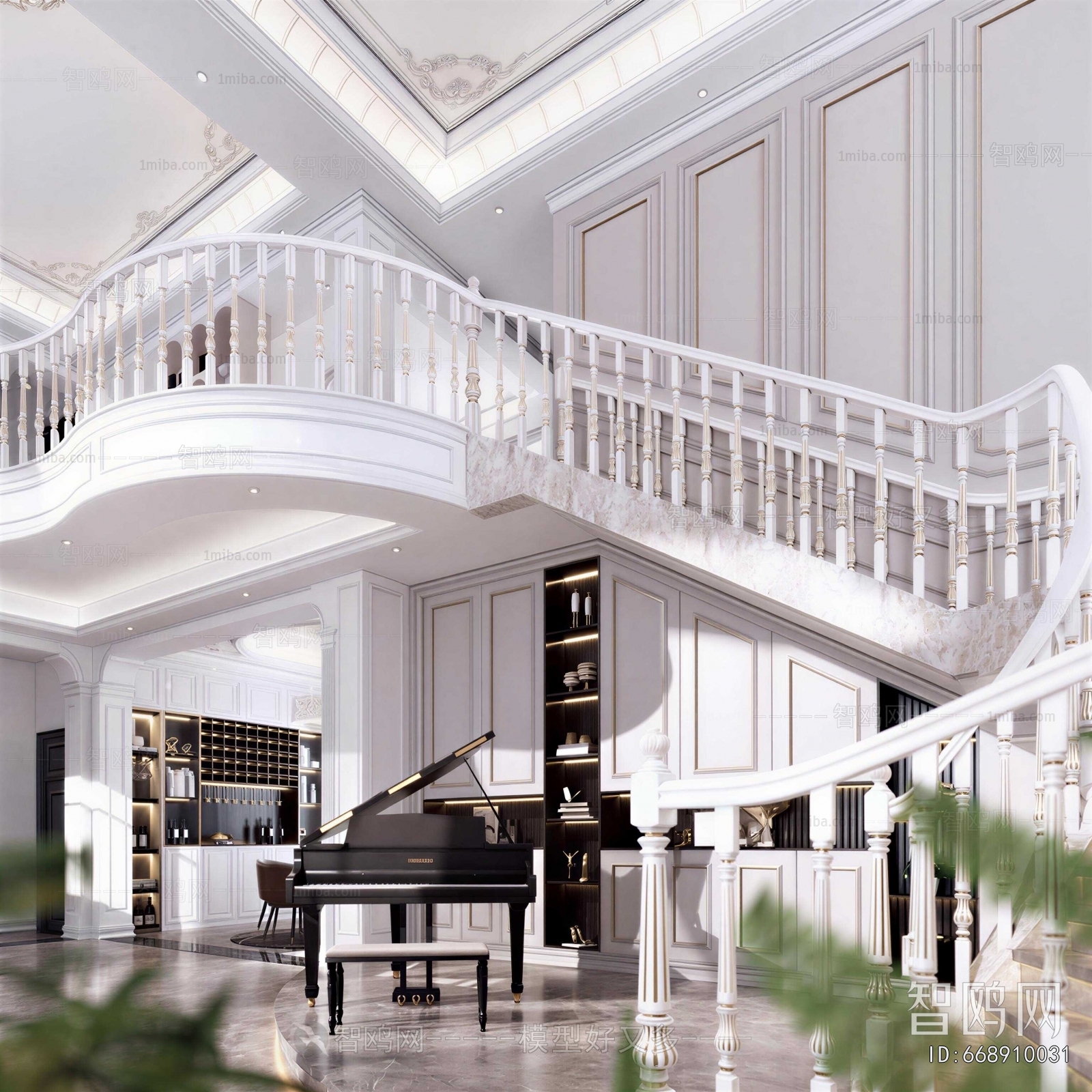 European Style Stairwell