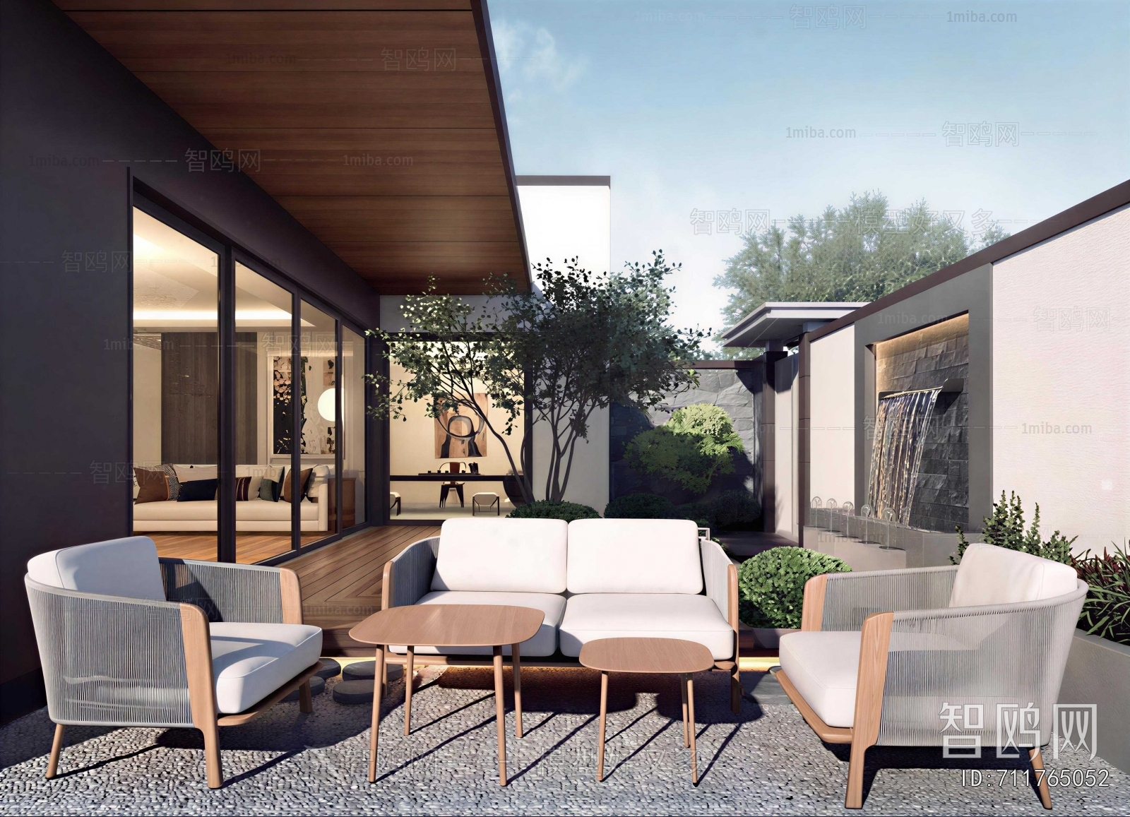 Modern Courtyard/landscape